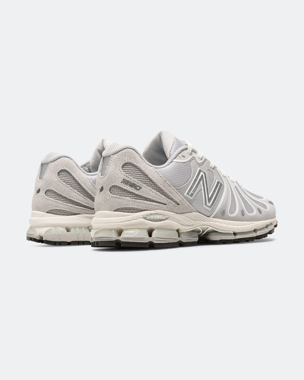 Unisex 1890 Leather & Mesh Lifestyle Sneakers - Grey - U189045A