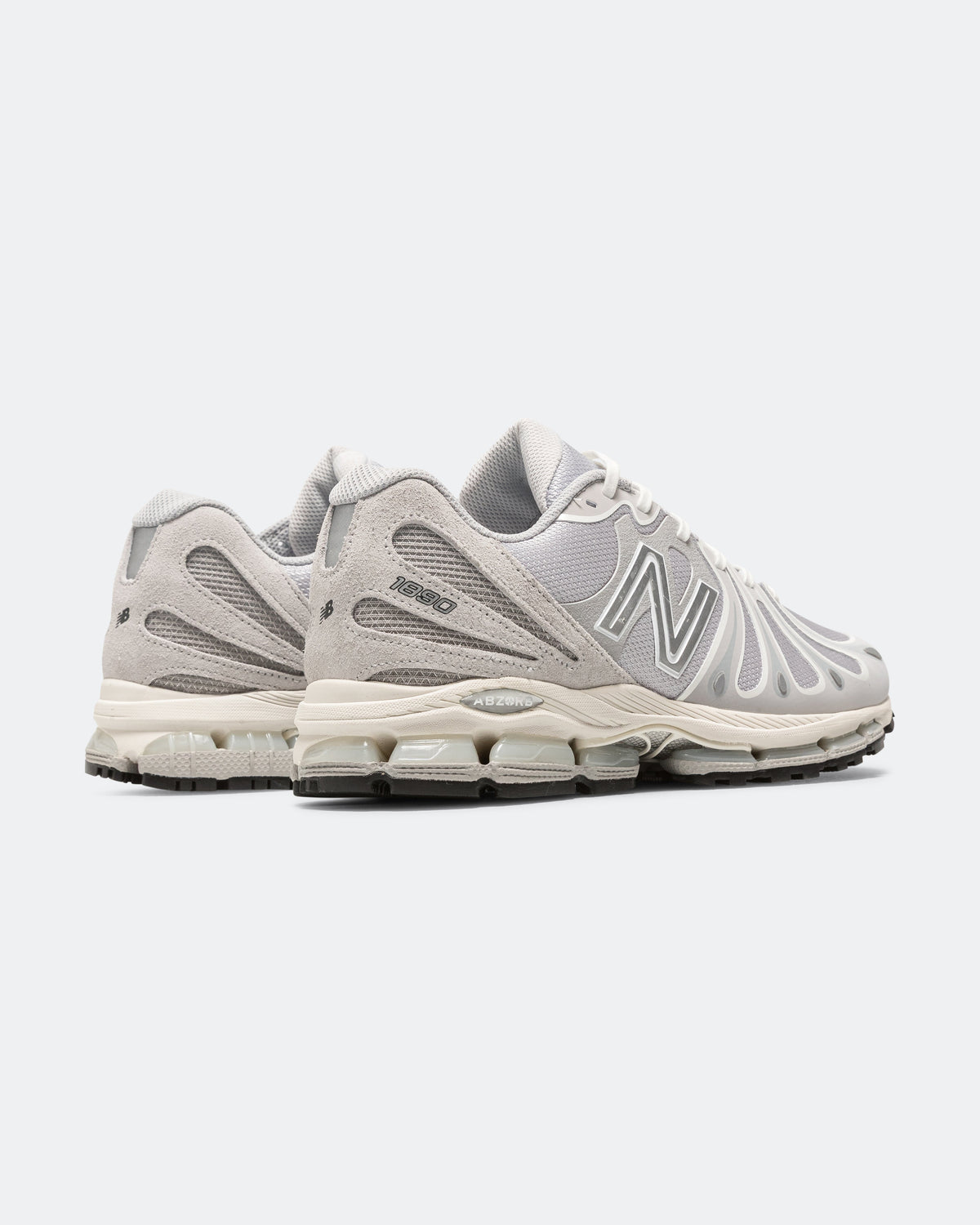 Unisex 1890 Leather & Mesh Lifestyle Sneakers - Grey - U189045A