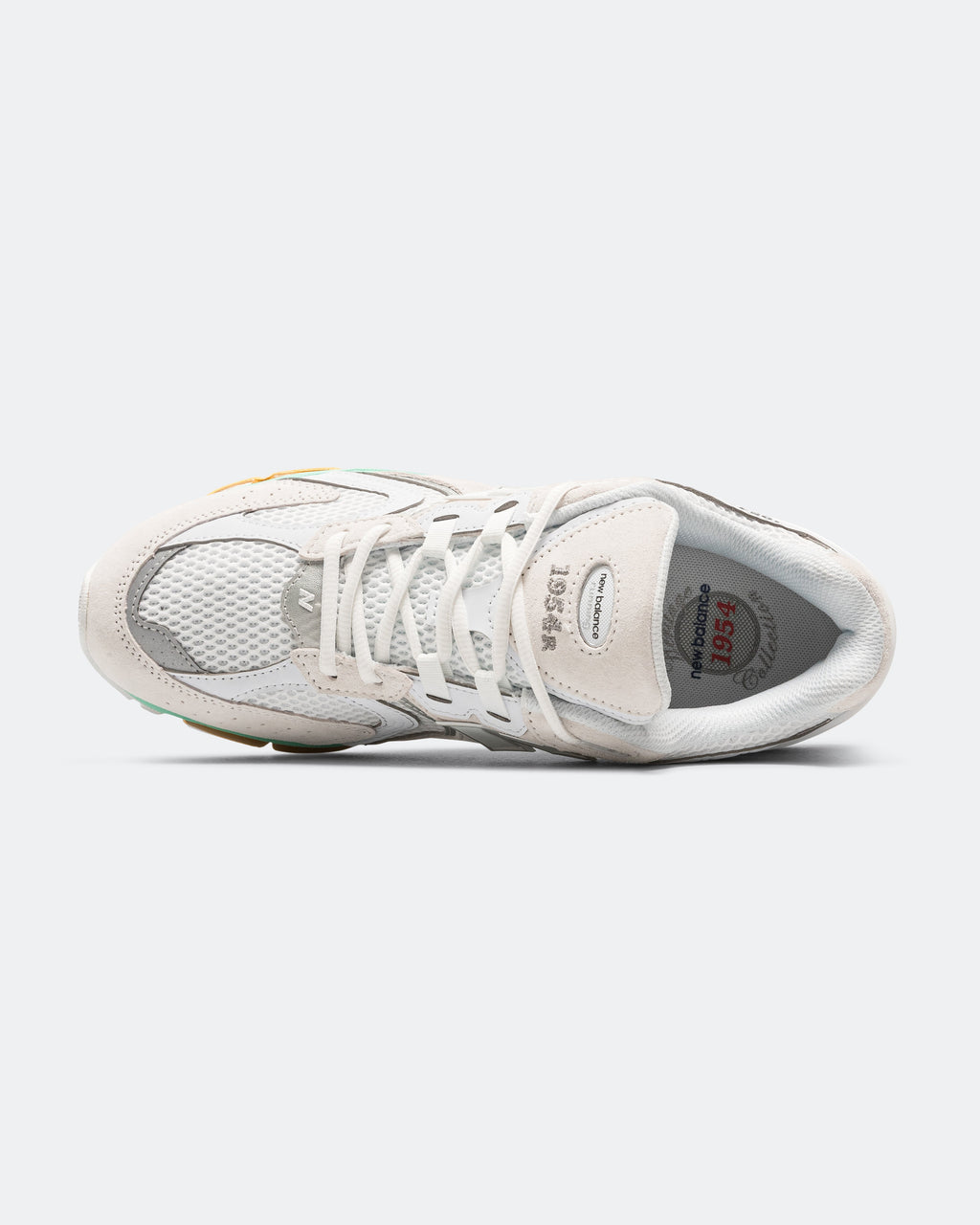 Unisex 2002 Suede & Mesh Lifestyle Sneakers - White - U19549XD