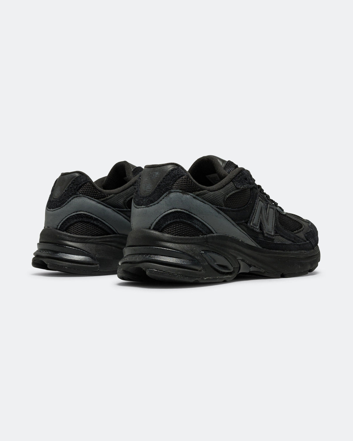 Unisex Suede & Mesh Lifestyle Sneakers - Black - U2010ACB