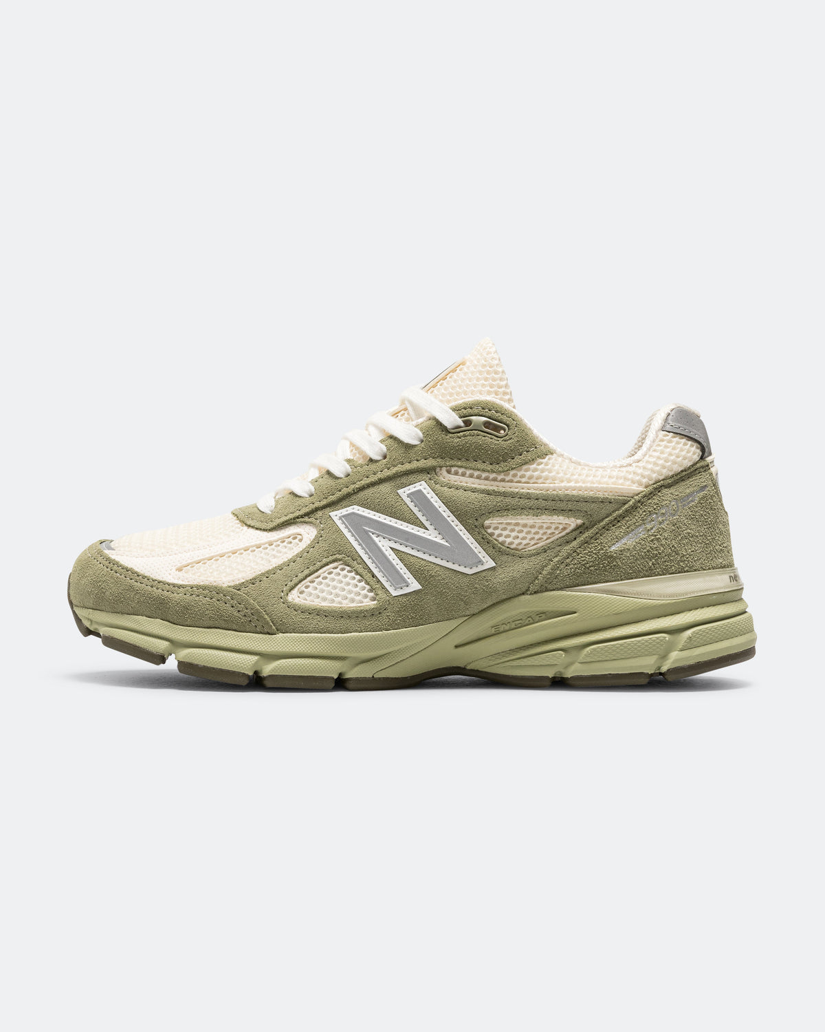 Unisex 990v4 Suede & Mesh Lifestyle Sneakers - Green - U9901MX