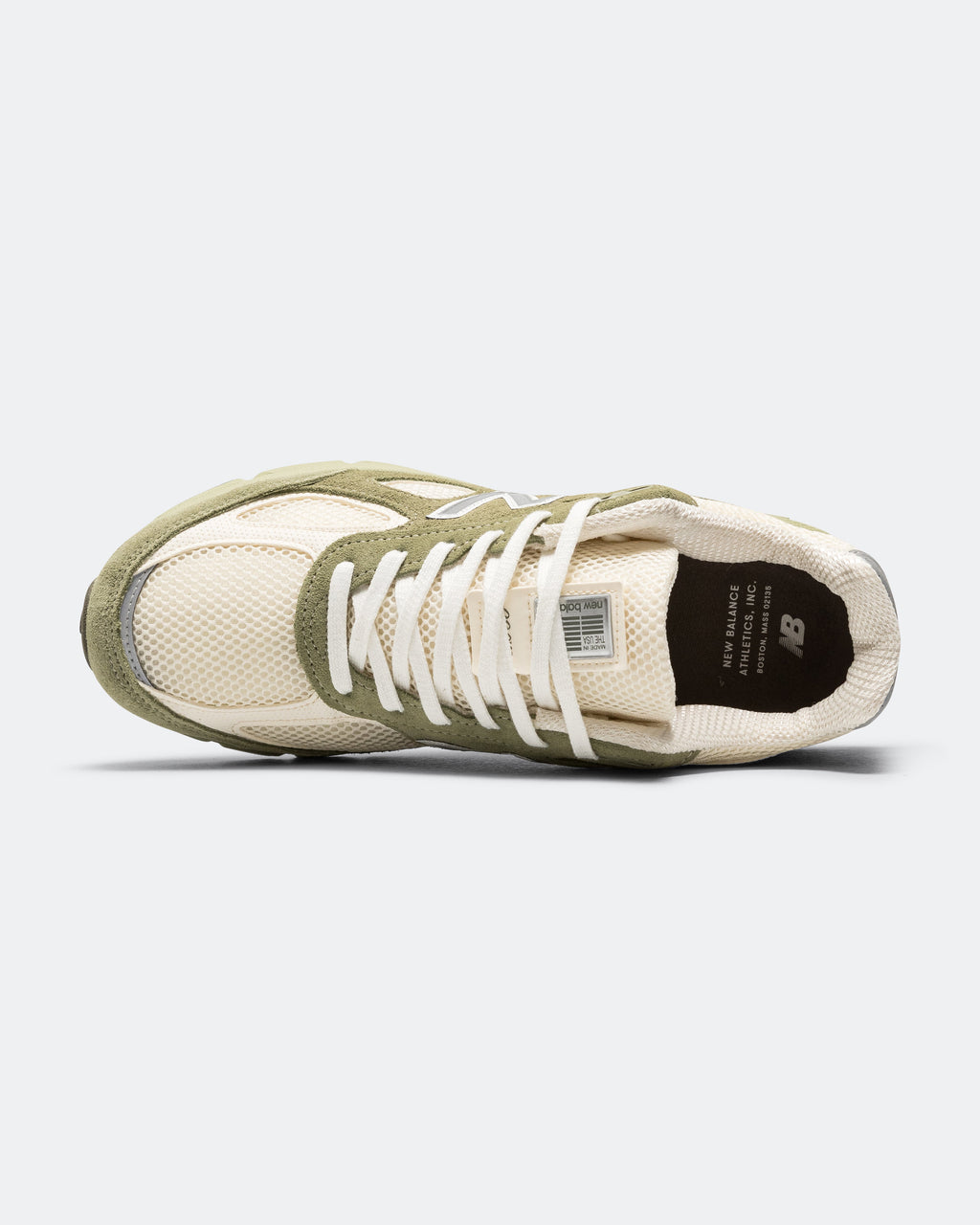 Unisex 990v4 Suede & Mesh Lifestyle Sneakers - Green - U9901MX