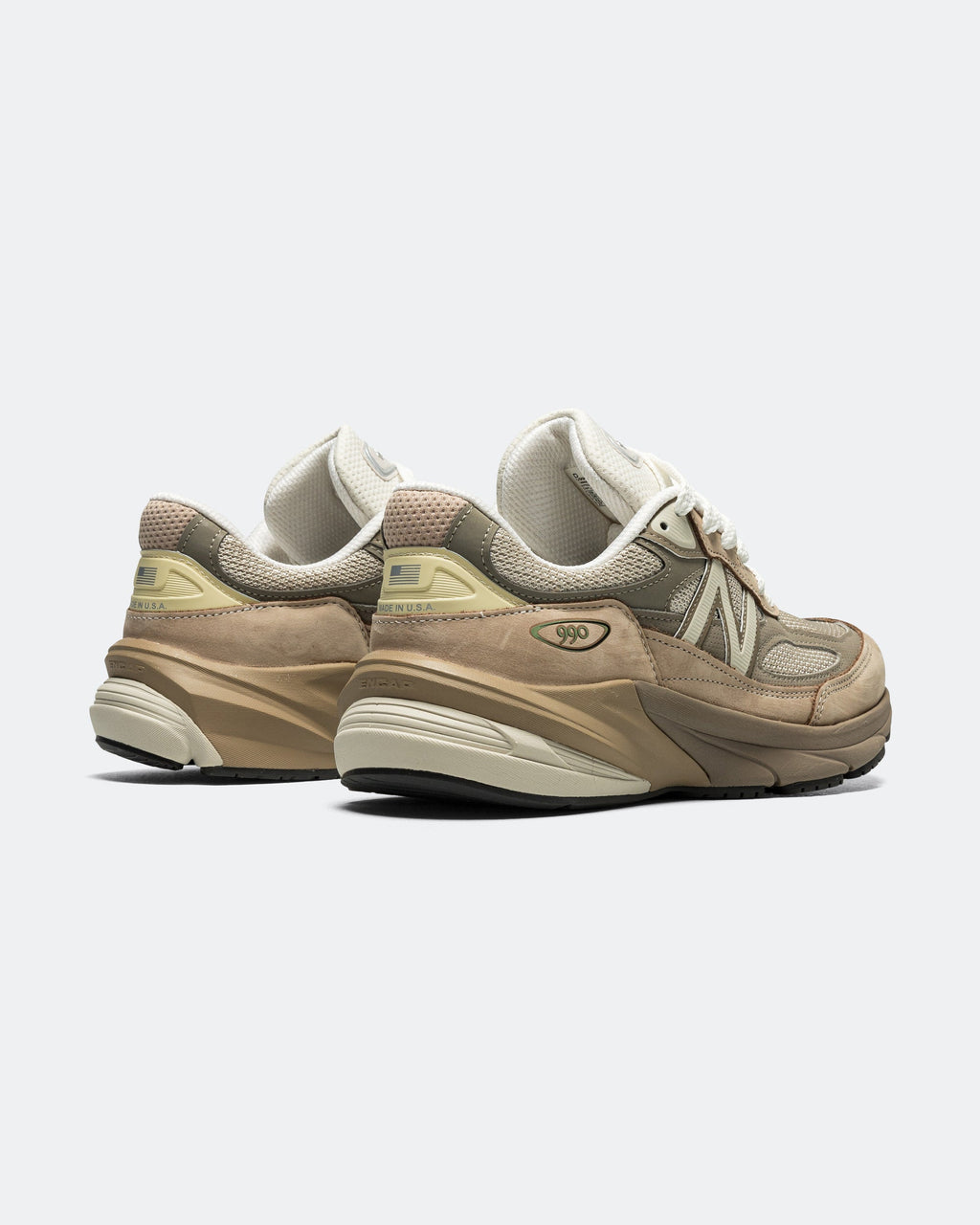 Men's 990v6 Suede & Mesh Lifestyle Sneakers - Beige - U990SG6