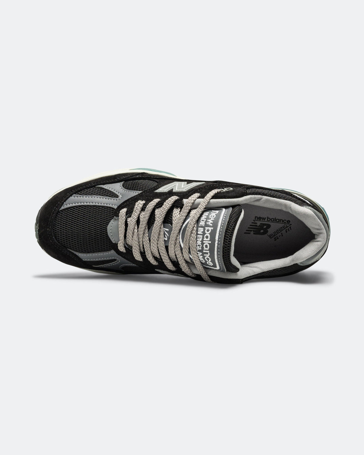 Unisex 991v2 Suede & Mesh Lifestyle Sneakers - Black - U991BK2