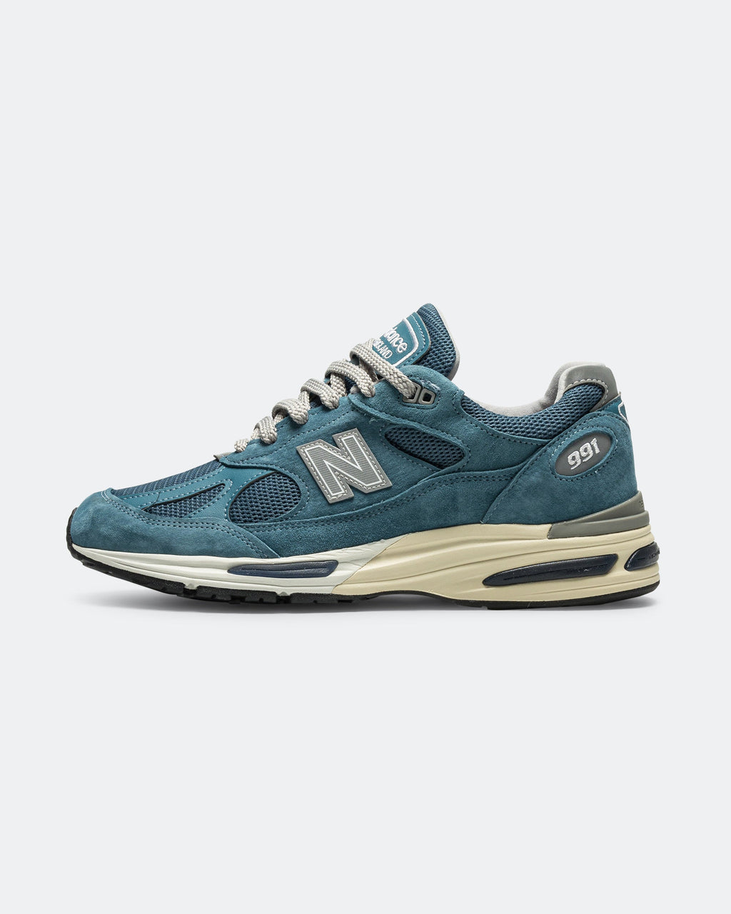 Men's 991v2 Suede & Mesh Lifestyle Sneakers - Blue - U991BU2