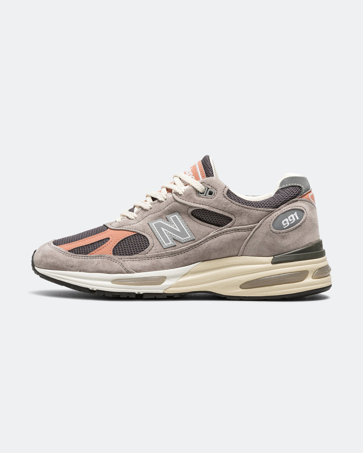 Men's 991v2 Suede & Mesh Lifestyle Sneakers - Beige - U991GC2