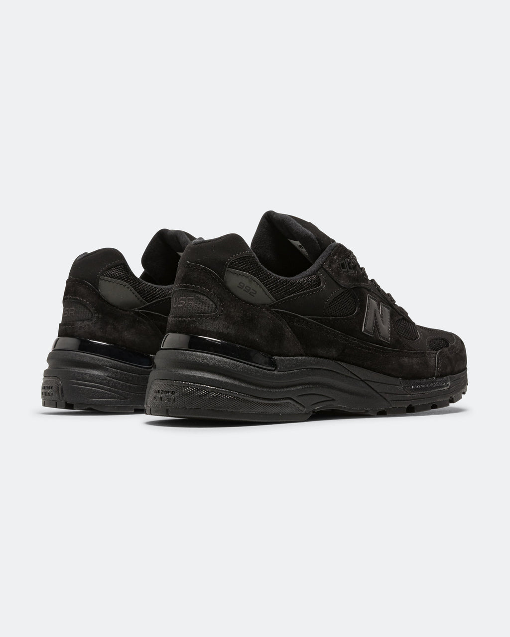 Men's 992 Suede & Mesh Lifestyle Sneakers - Black - U992TB