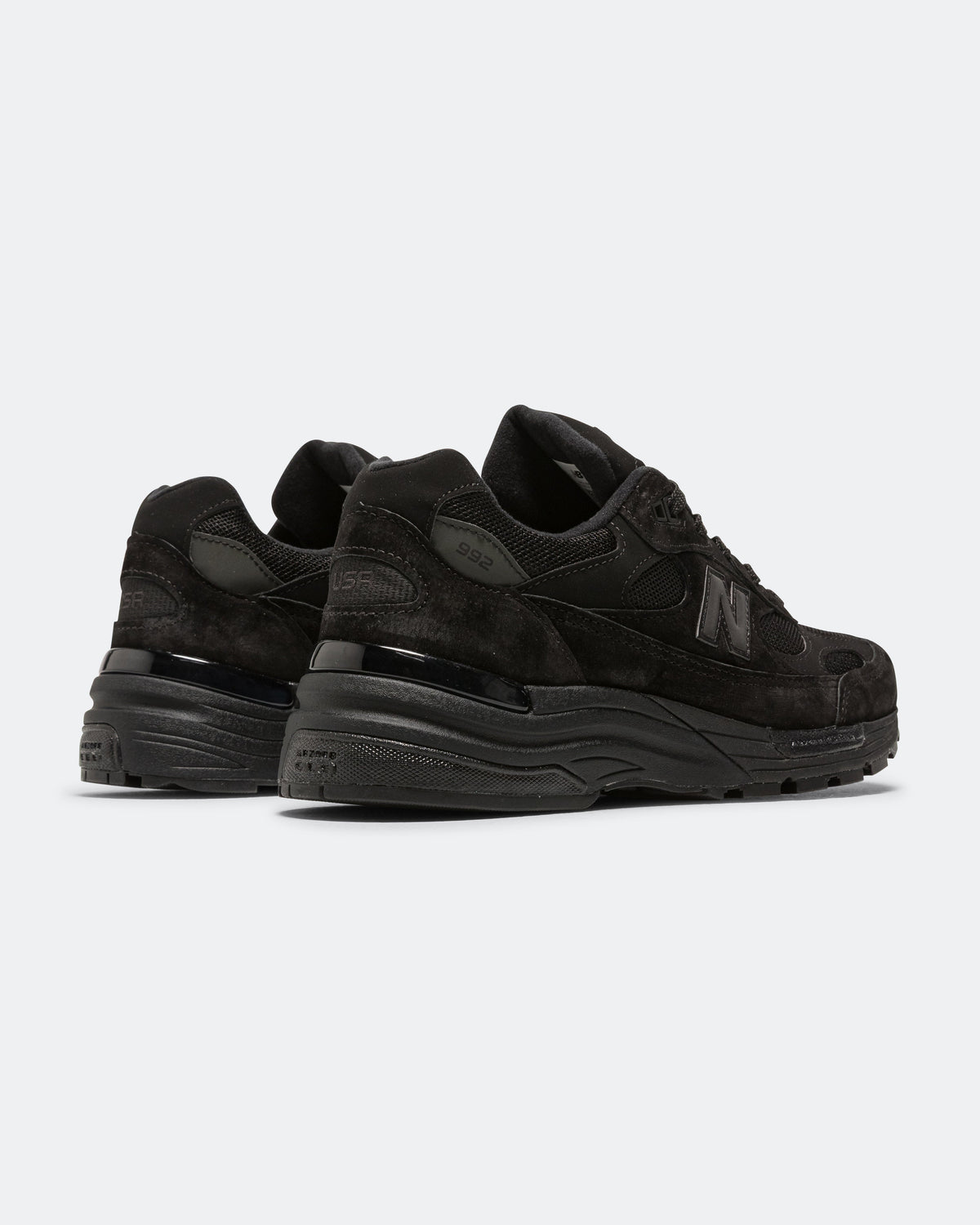 Men's 992 Suede & Mesh Lifestyle Sneakers - Black - U992TB