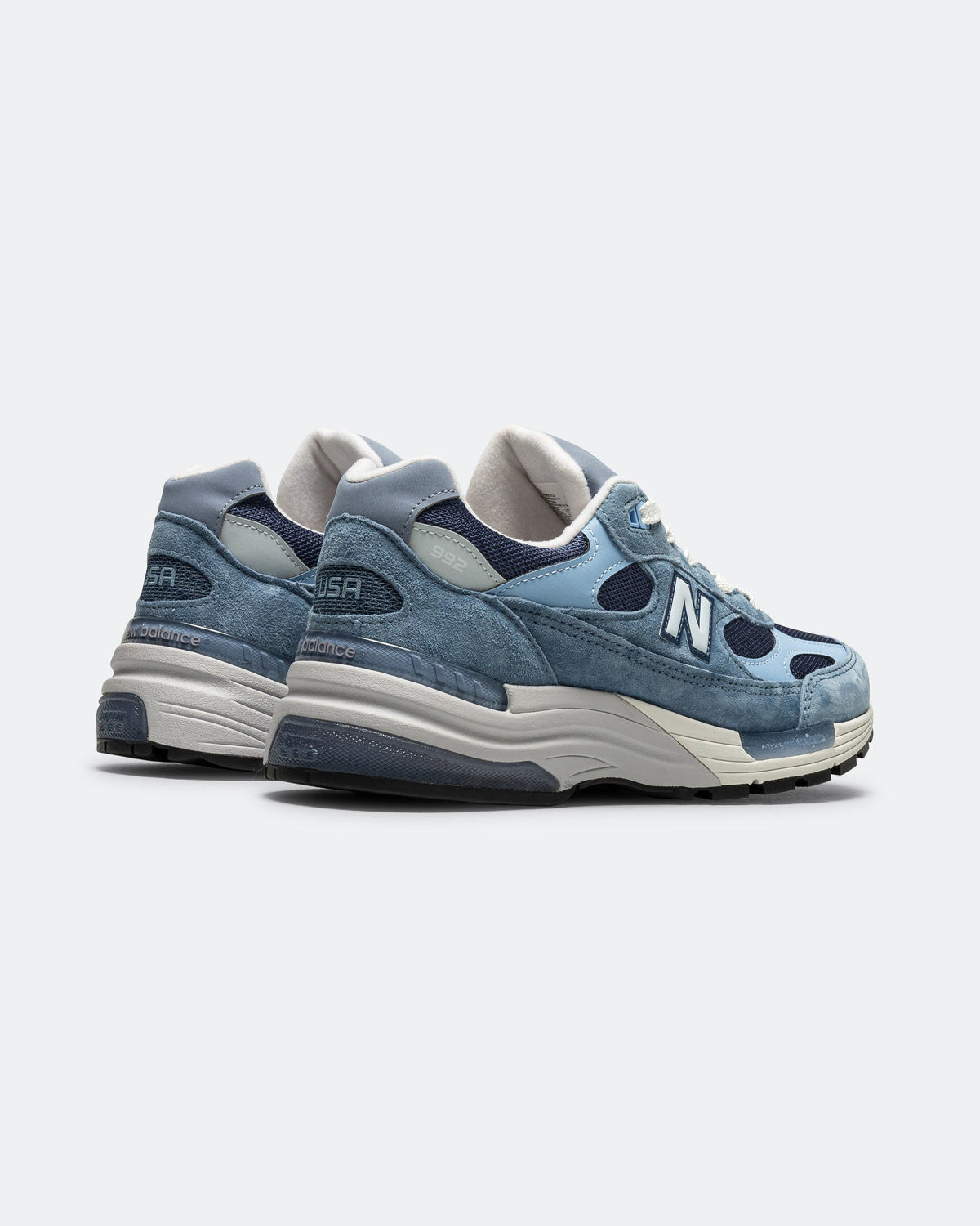 Men's 992 Suede & Mesh Lifestyle Sneakers - Blue - U992TO