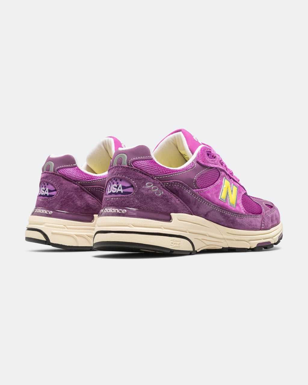 Unisex 993 Suede & Mesh Lifestyle Sneakers - Multi - U993JA