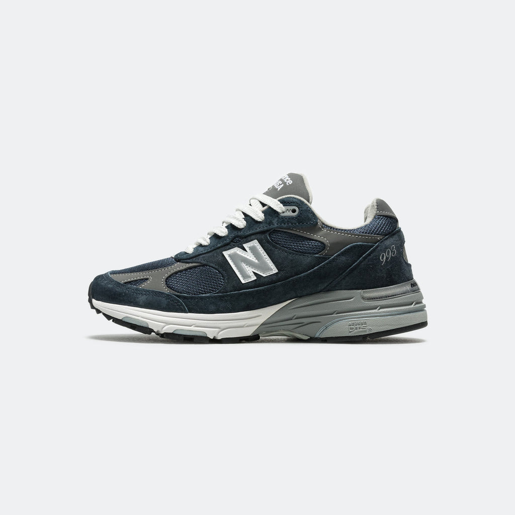 Unisex 993 Suede & Mesh Lifestyle Sneakers - Navy - MR993NV