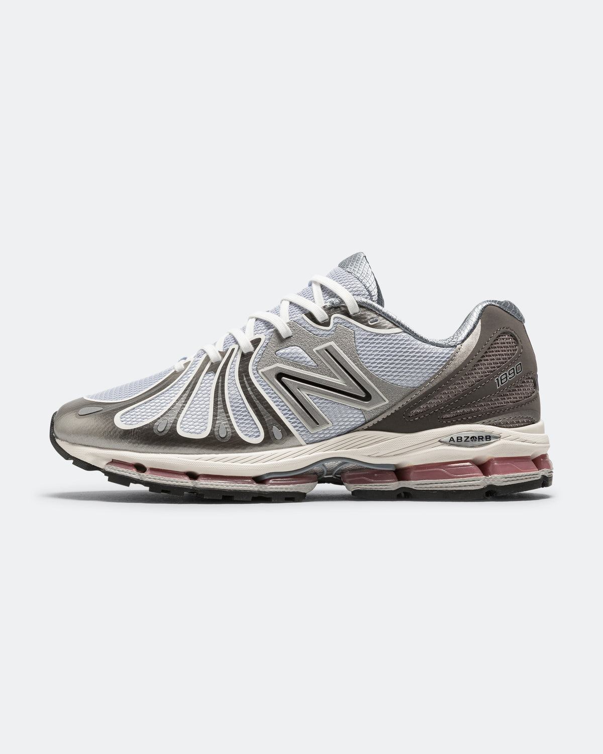 Unisex 1890 Mesh Lifestyle Sneakers - Silver - U18907NG