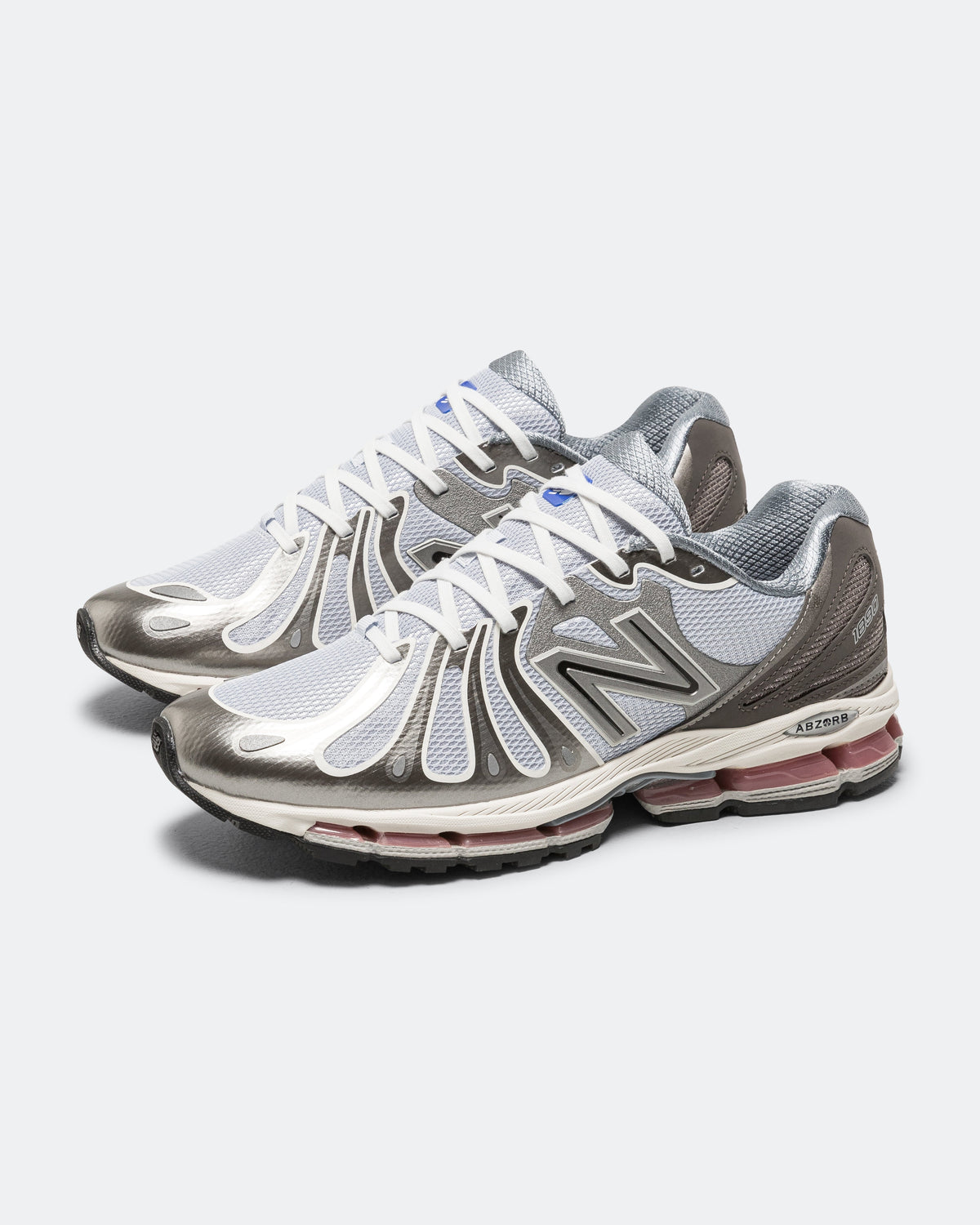 Unisex 1890 Mesh Lifestyle Sneakers - Silver - U18907NG